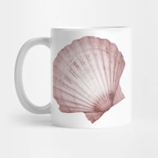 Pink fan seashell Mug